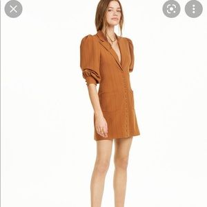 NWT Danielle Bernstein Pinstripe Dress